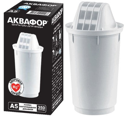 Aquaphor A5 Mg+ Сменяем пречиствателен филтър за кана с капацитет 350 л х1 брой