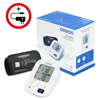 Omron M3 Comfort Автоматичен апарат за кръвно налягане + Адаптер