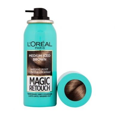Loreal Magic Retouch Спрей за бели корени 7 Medium Iced Brown x75