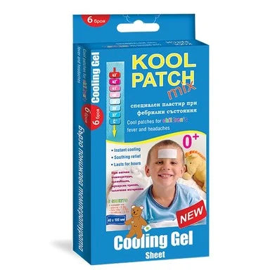 Kool Patch Микс пластир при фебрилни състояния х6 броя Abopharma
