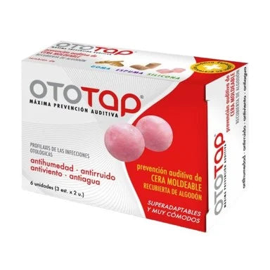 Восъчни тапи за уши x 6 броя Ototap