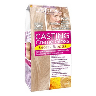 Loreal Casting Creme Gloss Боя за коса без амоняк №1021 светло перлено рус