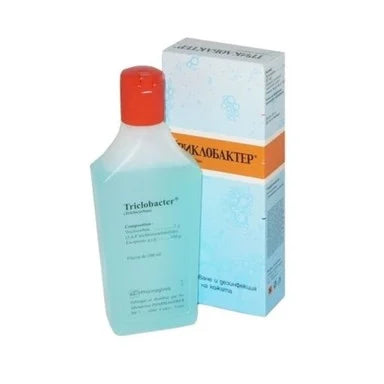 Триклобактер Разтвор за почистване и дезинфекция на кожа х200 мл