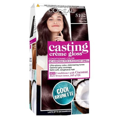 Loreal Casting Creme Gloss Боя за коса без амоняк 5102 мока