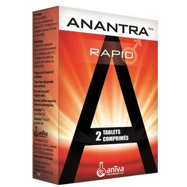 Anantra Rapid при еректилна дисфункция х2 таблетки