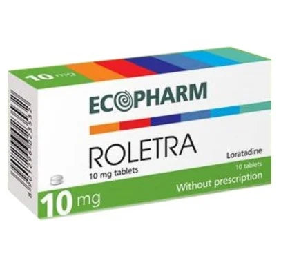 Roletra 10 мг за облекчаване симптомите при алергия х10 таблетки