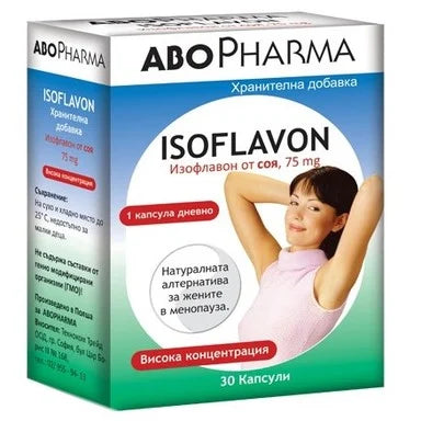 Isoflavon При менопауза 75 мг х30 капсули Abopharma