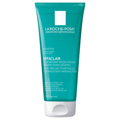 La Roche-Posay Effaclar Почистващ микропилинг гел за лице и тяло за мазна и акнеична кожа х200 мл
