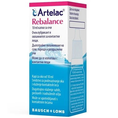 Artelac Rebalance Kапки за очи х10 мл Bausch+Lomb