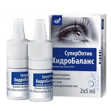 СуперОптик Хидробаланс Капки за очи 2 х5 мл Polpharma