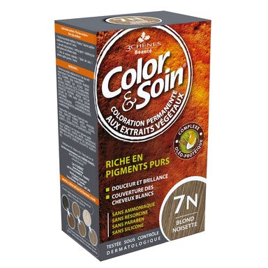 3Chenes Color and Soin Боя за коса 7N лешниково рус цвят