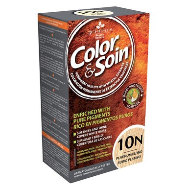 3Chenes Color and Soin Боя за коса 10N платинено рус цвят