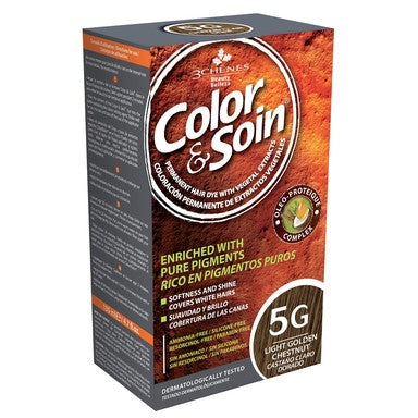 3Chenes Color and Soin Боя за коса 5G светло златисто кестеняв цвят