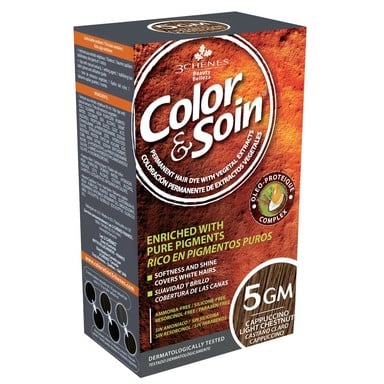 3Chenes Color and Soin Боя за коса 5GM капучино светло кестеняв цвят