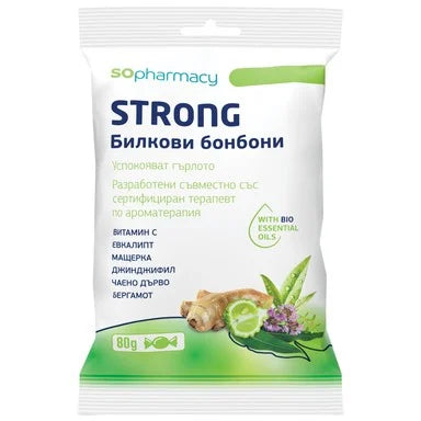 SOpharmacy Strong Билкови бонбони x80 г
