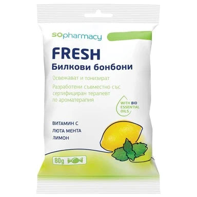 SOpharmacy Fresh Билкови бонбони x80 г