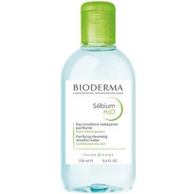 Bioderma Sebium Почистваща мицеларна вода без изплакване за комбинирана и мазна кожа х250 мл