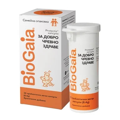 BioGaia Пробиотични веган капсули за добро чревно здраве х30 броя