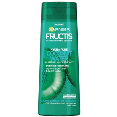 Garnier Fructis Coconut Water Шампоан за сухи краища x250 мл