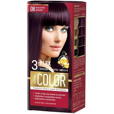 Aroma Color Боя за коса 08 Махагон виолет