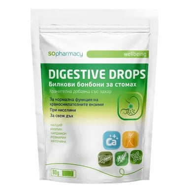SOpharmacy Digestive Drops Билкови бонбони за стомах х80 г