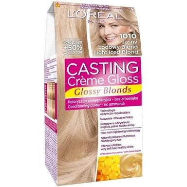 Loreal Casting Creme Gloss Боя за коса без амоняк 1010 светло ледено рус