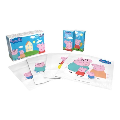 Clean Paper Peppa Pig Носни кърпи 6 пакета х9 броя