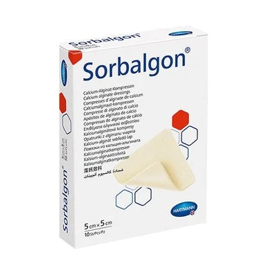 Hartmann Sorbalgon Превръзка за силна абсорбация размер 5/5 см x10 броя