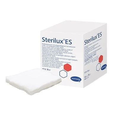 Hartmann Sterilux ES Нестерилни компреси 8 дипли размер 7.5/7.5 см х100 броя