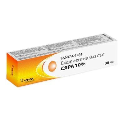 Santaderm Емолиентна маз със сяра 10% х30 мл