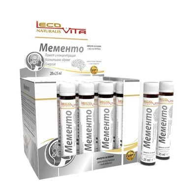 Мементо за памет и концентрация 20 ампули х25 мл Lecovita