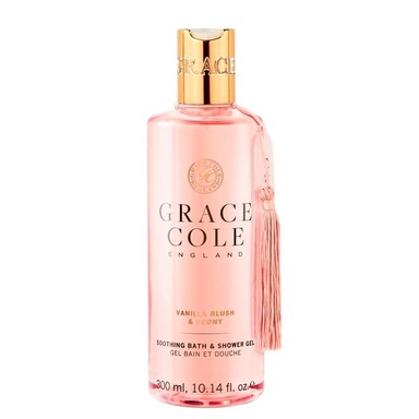 Grace Cole Душ гел ванилия и божур х300 мл