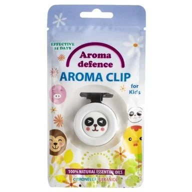 Aroma Defence Клипс за деца с аромат на цитронела мента лавандула и гераниол х1 брой Phyto Wave