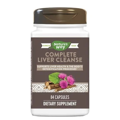 Complete Liver Cleanse за детоксикация на черния дроб х84 капсули Natures Way