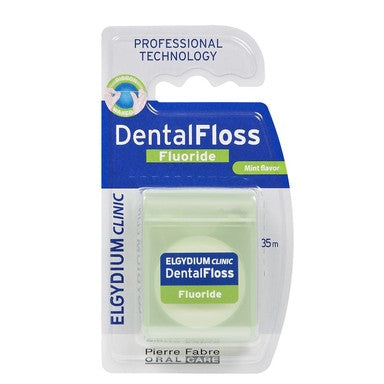 Elgydium Clinic DentalFloss Антикариес конец за зъби с флуорид x35 м