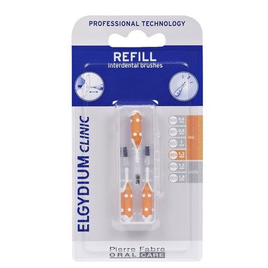 Elgydium Trio Compact Refill Интердентални четки оранжев х3 бр