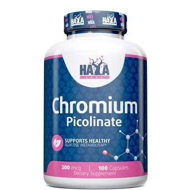 Haya Labs Хром Пиколинат 200 мкг за контрол на кръвната захар x100 капсули