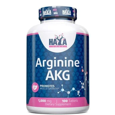 Haya Labs Аргинин AKG 1000 мг за изграждане на мускулна маса x100 таблетки
