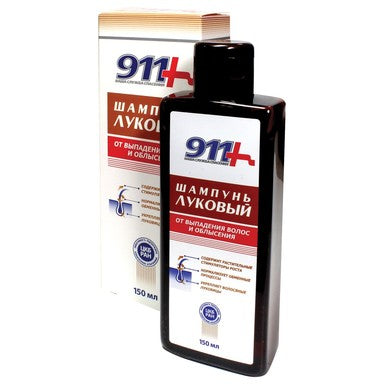 911 Луков шампоан против косопад х150 мл