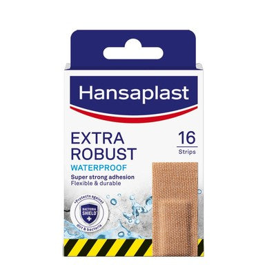 Hansaplast Extra Robust Изключително издържлив водоустойчив пластир х16 бр