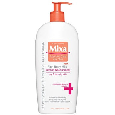 Mixa Intensive Care Подхранващо мляко за тяло за суха и много суха кожа х400 мл
