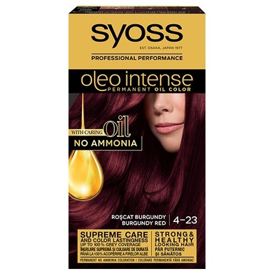 Syoss Oleo Intense Боя за коса без амоняк 4-23 бургундско червено