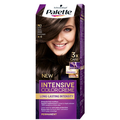 Palette Intensive Color Creme Боя за коса N3 (4-0) средно кафяв