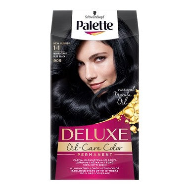 Palette Deluxe Боя за коса 1-1 синьо-черен