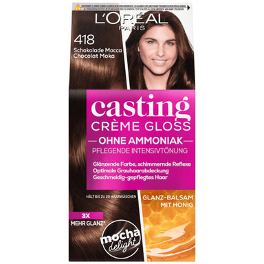 Loreal Casting Creme Gloss Боя за коса без амоняк 418 Choco Mocha