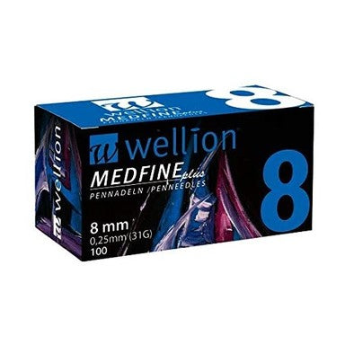 Wellion Medfine Игли ланцети 8 мм х100 бр