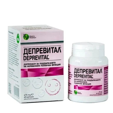 Депревитал за нормална психична функция х40 капсули Мирта Медикус