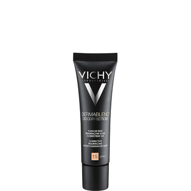 Vichy Dermablend 3D Коригиращ фон дьо тен 16 часа за мазна кожа SPF25 цвят опал 15 х30 мл
