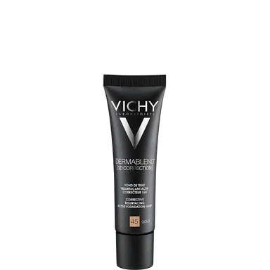 Vichy Dermablend 3D Коригиращ фон дьо тен 16 часа за мазна кожа SPF25 златист цвят 45 х30 мл