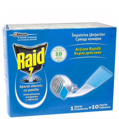 Raid Изпарител с ламинирани таблетки х10 броя
